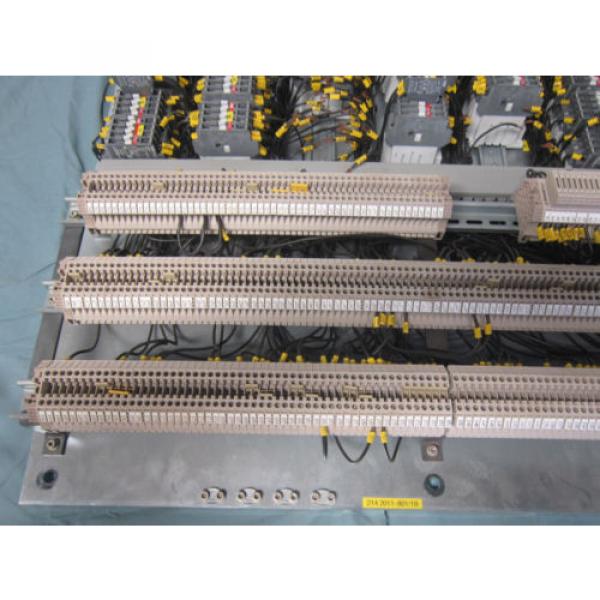 Electrical panel W/ (10) ABB N22E (12) NL40E Breakers  (160) WEW 35/2 Blocks #9 image