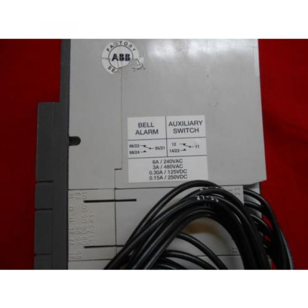 ABB SACE Circuit Breaker S4N250BW   250Amp  new out of box bell alarm aux #6 image