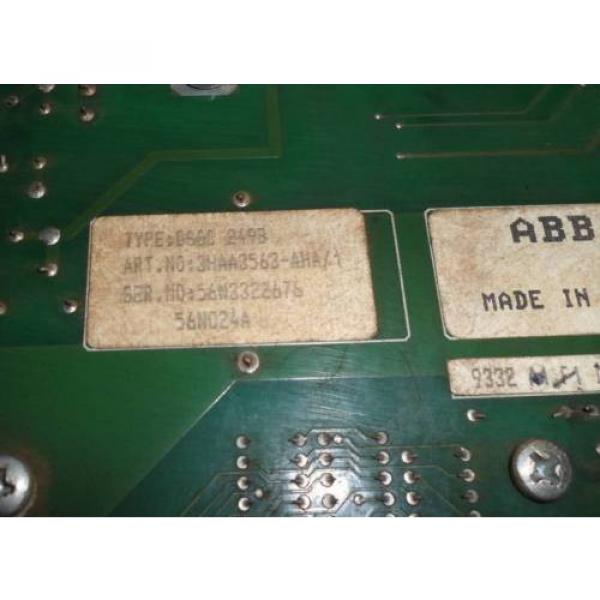 ABB RECTIFIER BOARD DSQC249B / 3HAA3563-AHA/1 #2 image