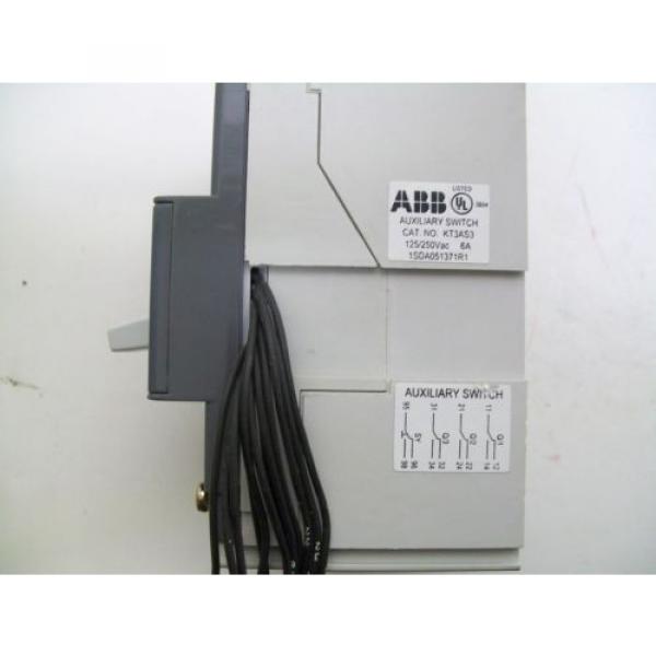 ABB T1N TMAX 4Pole 100A 480-600Y/347V Circuit Breaker W/Aux Switch NR:AG08030918 #5 image