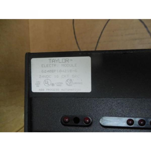 ABB Taylor Electric Module 24VDC 6240BP10421B-G IC660EBD022 w. 6240BP10431B-B #2 image