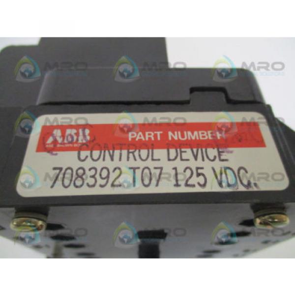 ABB 708392T07 CONTROL DEVICE CIRCUIT BREAKER 125VDC *USED* #4 image