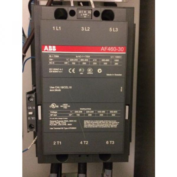 ABB Circuit Breaker AF460-30 CAL18-11 Aux. Block #6 image