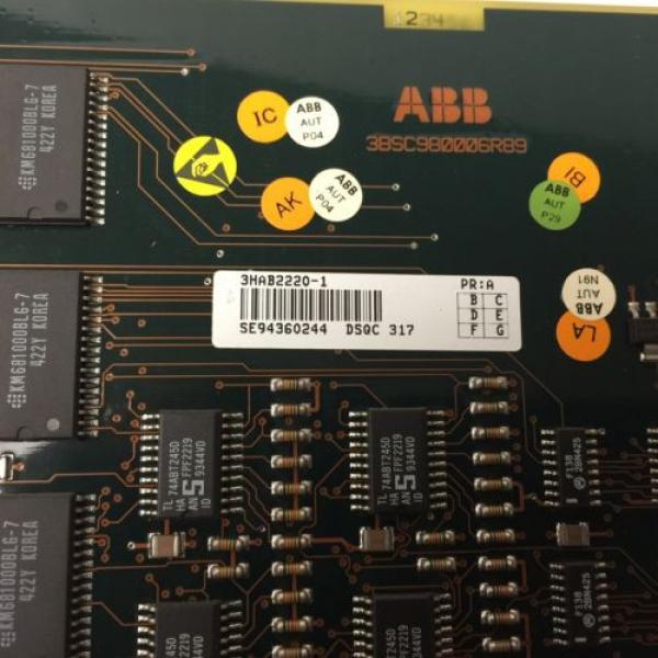 ABB IRB Robot DSQC 317 Memory Board 3HAB2220-1 #2 image