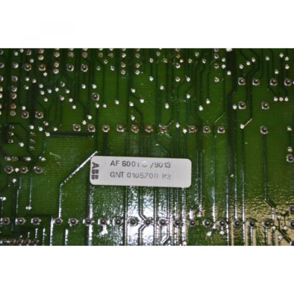 VERIMAT BBC ABB AAD6 DRIVE REGULATOR BOARD AF6001C AF6001B REPAIRED BY ABB #4 image