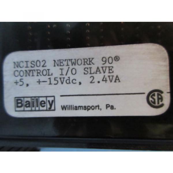 Bailey NCIS02 Network 90 infi-90 Control I/O Slave Module 6637087G1 ABB Symphony #2 image