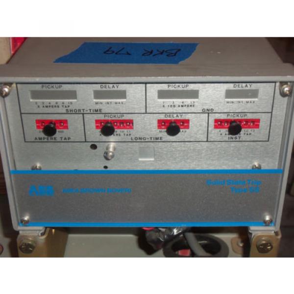 ABB K-DON 600S 1200 AMP FRAME 600 TRIP SOLID STATE AIR POWER CIRCUIT BREAKER LI #5 image