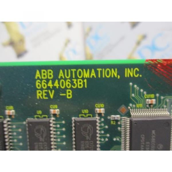 ABB 6644063B1 REV B INNIS11 SYMPHONY NETWORK INTERFACE MODULE #6 image