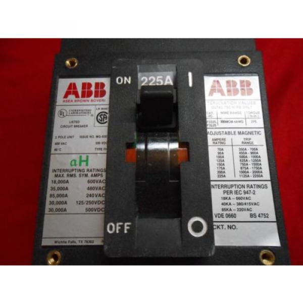 ABB FHB63225L CIRCUIT BREAKER new boxed 225 amp 3 pole lugs #5 image