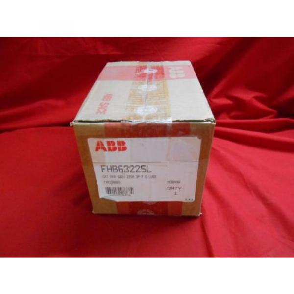 ABB FHB63225L CIRCUIT BREAKER new boxed 225 amp 3 pole lugs #10 image