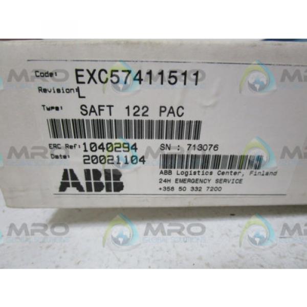 ABB SAFT 122 PAC PULSE AMPLIFIER *NEW IN BOX* #6 image