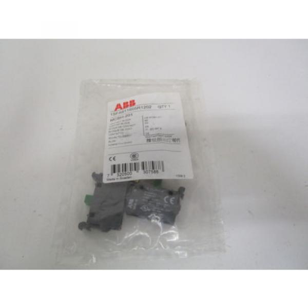 ABB MCBH-201 CONTACT BLOCK *NEW IN FACTORY BAG* #1 image