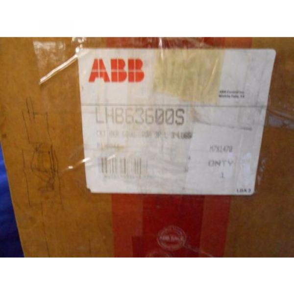 New In Box ABB LHB63600S 600 Amp Circuit Breaker 3 Pole 500 VDC Type LH #1 image