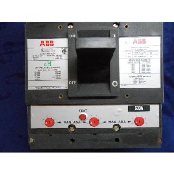 New In Box ABB LHB63600S 600 Amp Circuit Breaker 3 Pole 500 VDC Type LH #3 image