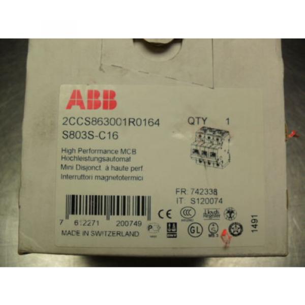 ABB S803S-C16 -  2CCS863001R0164 new in box #3 image