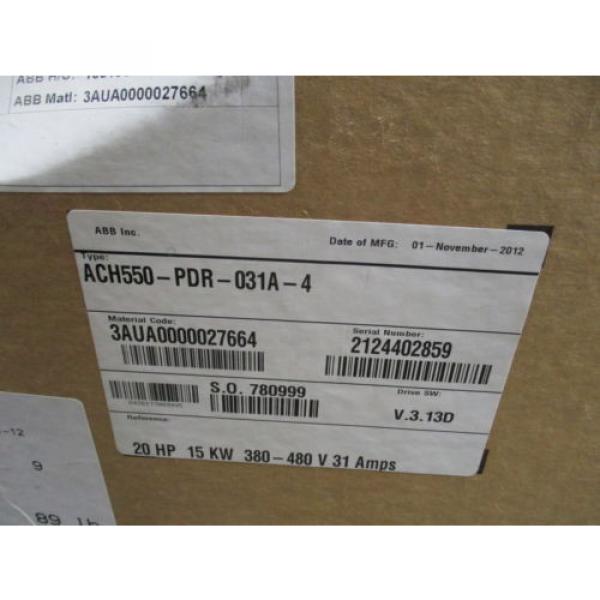 ABB ACH550-PDR-031A-4 AC DRIVE *NEW IN BOX* #2 image