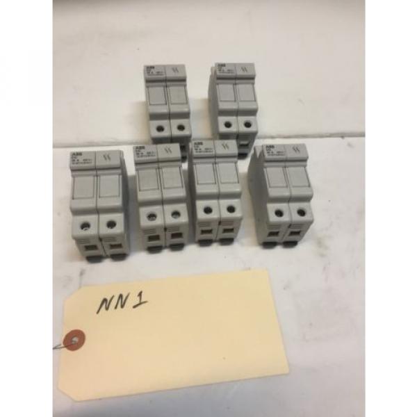 New Lot Of 6 ABB Fuse Holders DL16/17 30A 600V With Fuses Warranty Fast Shipping #1 image