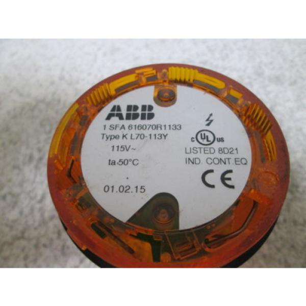 ABB 1SFA616070R1133 LIGHT ELEMENT AMBER *NEW IN BOX* #2 image