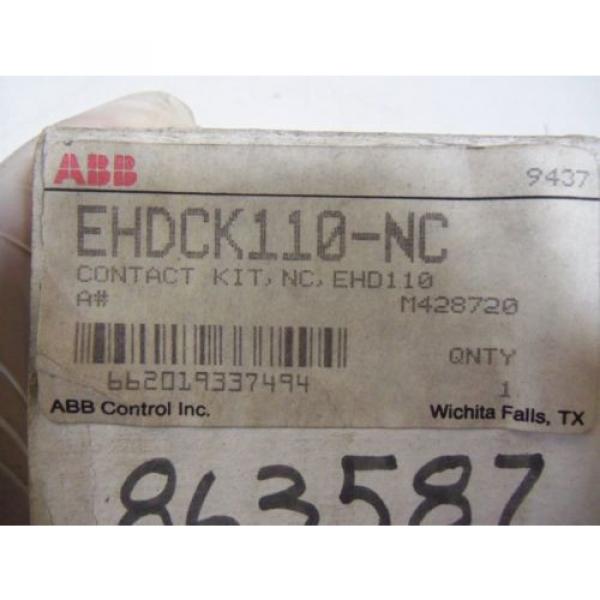 ABB CONTACT KIT EHDCK110-NC *NEW IN BOX* #2 image