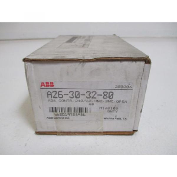 ABB A26-30-32-80 CONTACTOR *NEW IN BOX* #1 image