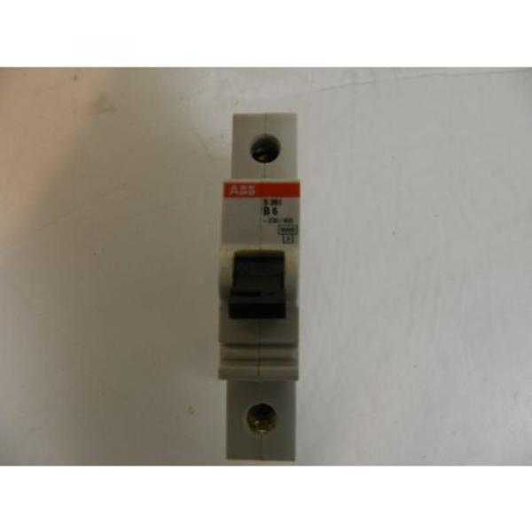ABB Circuit Breaker S261-B6 / S261 / B6, 6A, 1 Pole, Used, Warranty #2 image