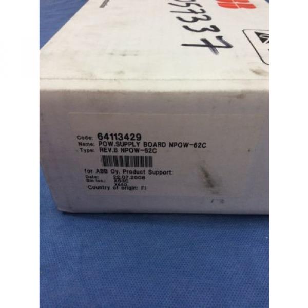 ABB NPOW-62C Power supply *NEW* #2 image