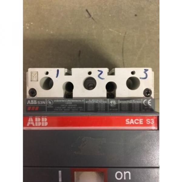 ABB S3N SACE S3 40 Amp Type HACR 3 Pole 40A Breaker 600V S3N040 #2 image