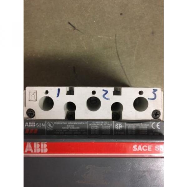 ABB S3N SACE S3 40 Amp Type HACR 3 Pole 40A Breaker 600V S3N040 #6 image