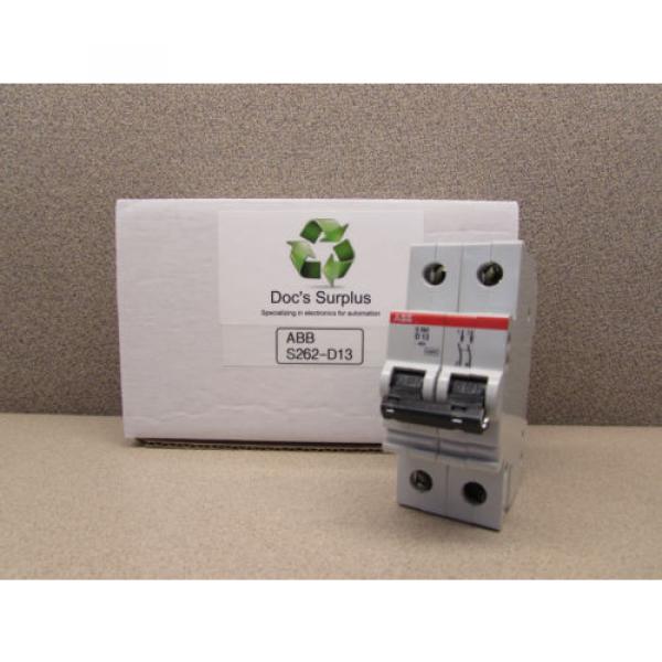 ABB S262-D13 CIRCUIT BREAKER 13A 2P #1 image