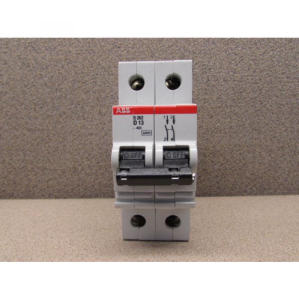 ABB S262-D13 CIRCUIT BREAKER 13A 2P #2 image