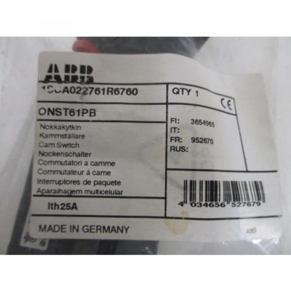 ABB ONST61PB CAM SWITCH *NEW IN A FACTORY BAG* #4 image