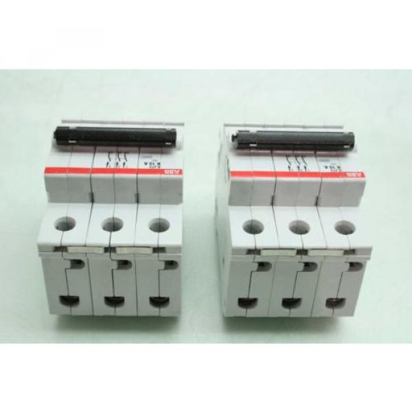 2 ABB S273-K10A Three Pole Industrial Circuit Breakers 10A #2 image