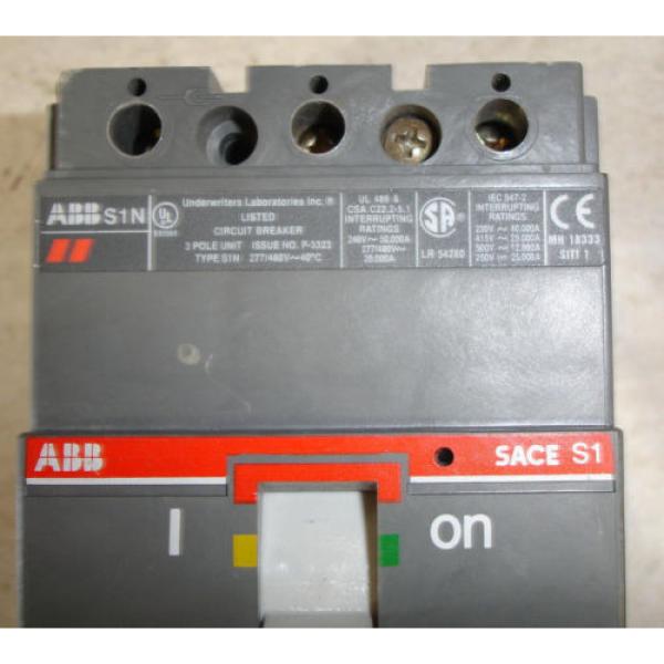 ABB S1N Circuit Breaker 70  Amp Sace S1 240 480 414 500 volt AC Ships Today #2 image