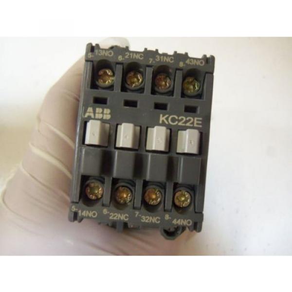 ABB CONTROL RELAY  KC22E-01 *NEW NO BOX* #2 image