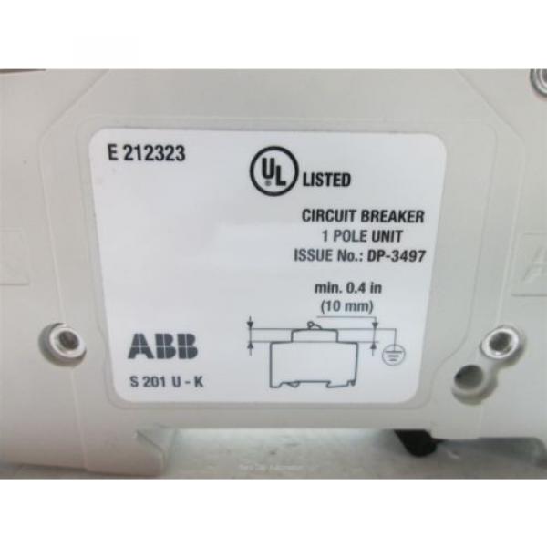 New ABB S201U-K3 Circuit Breaker, 1-Pole, 3A 240VAC Max #3 image