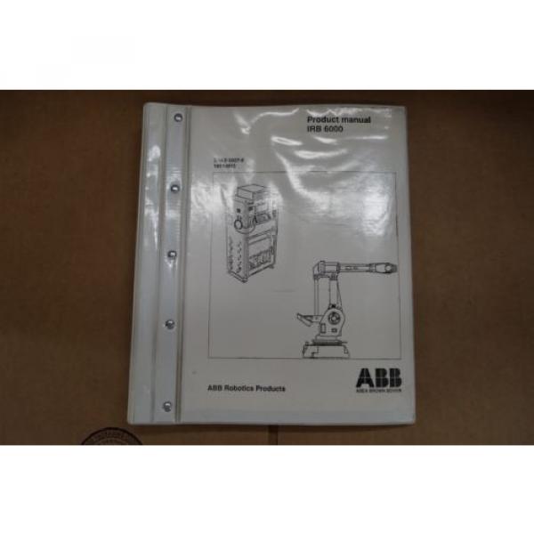 ABB Robot Programming Manual 3HAB 0007-6 M93 IRB 6000 Product Manual #1 image