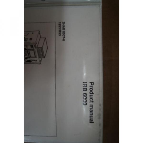 ABB Robot Programming Manual 3HAB 0007-6 M93 IRB 6000 Product Manual #2 image