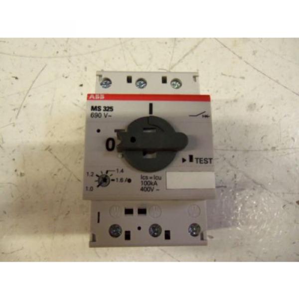 ABB MS325-1.6 MANUAL MOTOR PROTECTOR *NEW IN BOX* #4 image