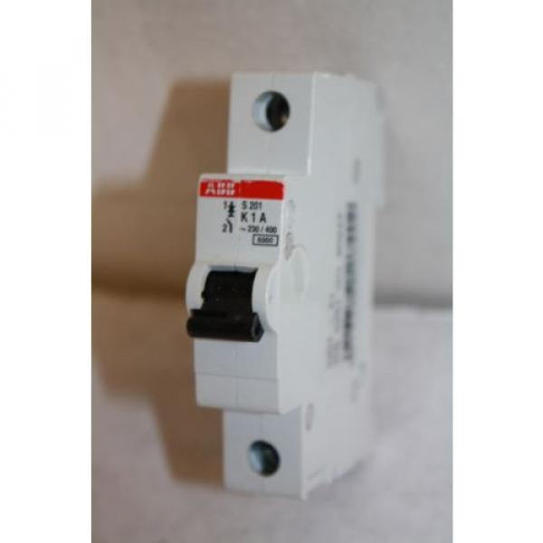 ABB S201 K1A CIRCUIT BREAKER 1 AMP, 230/400 VOLT, 1 POLE  NEW #1 image