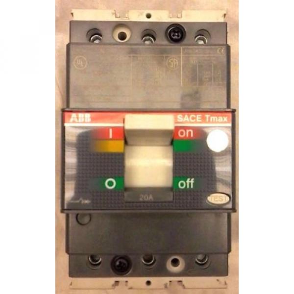 ABB TMAX T1N020TL 3 POLE 20 AMP THERMAL MAGNETIC CIRCUIT BREAKER new boxed #2 image