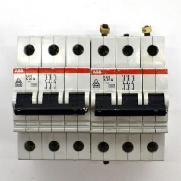 (Lot of 14) ABB Various 2&amp;3-Pole 20A and 25A Circuit Breakers S282 S273 S282W #2 image