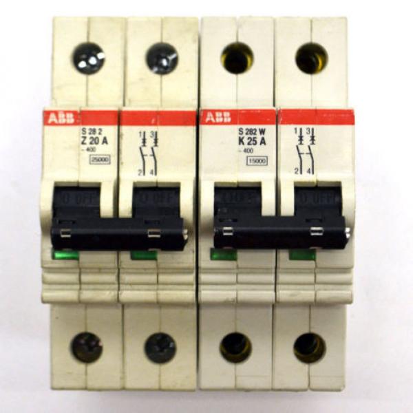 (Lot of 14) ABB Various 2&amp;3-Pole 20A and 25A Circuit Breakers S282 S273 S282W #3 image
