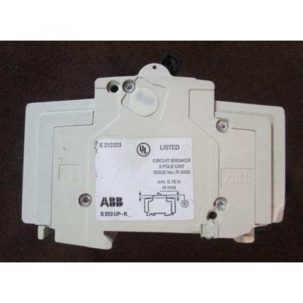 ABB S203UPK8A 8A 3PDT Circuit Breaker  DIN Rail S203 UP K8A #3 image