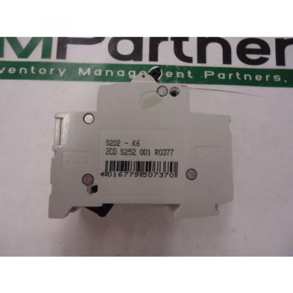 S202-K6, ABB, Mini Circuit Breaker, 2 Poles, 6A, 277VAC, 6KA, BRAND NEW! #4 image