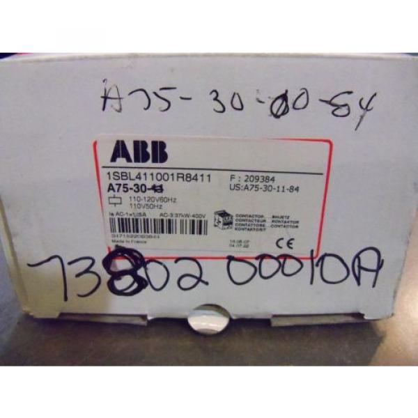 ABB ALLEN-BRADLEY A63-30-11 CONTACTOR 1SBL411001R8411 USED IN BOX (Q5) #4 image