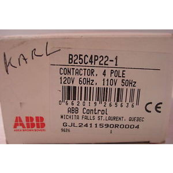 NEW ABB B25C4P22-1 CONTACTOR #1 image