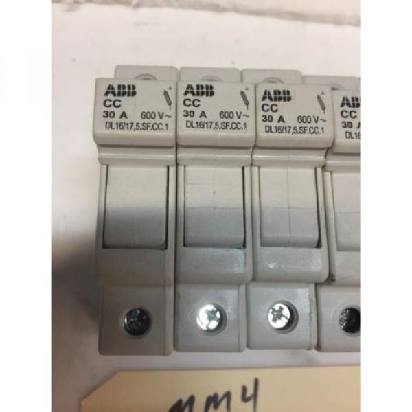 New Lot Of 8 ABB Fuse Holders DL16/17 30A 600V With Fuses Warranty Fast Shipping #2 image