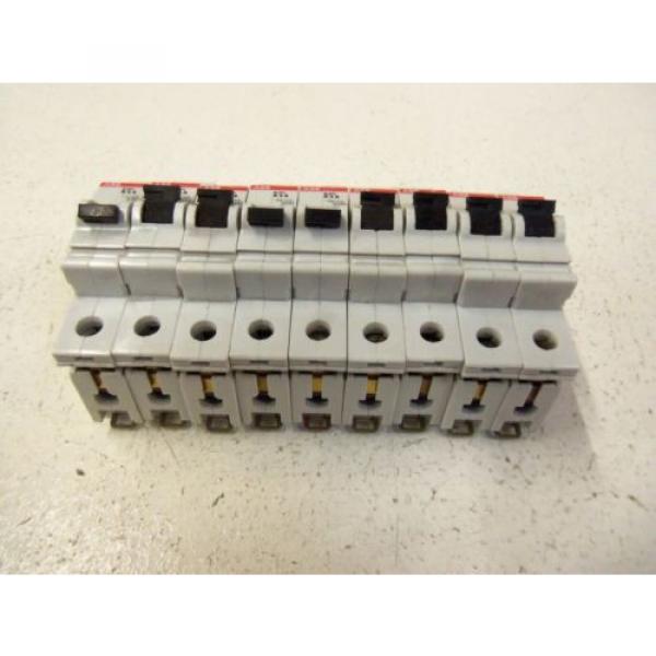 LOT OF 9 ABB CIRCUIT BREAKER S271-K4A *USED* #1 image