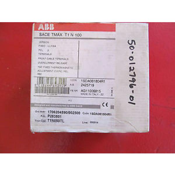 ABB SACE TMAX T1N 50 Amp Circuit Breaker T1N050TL #1 image