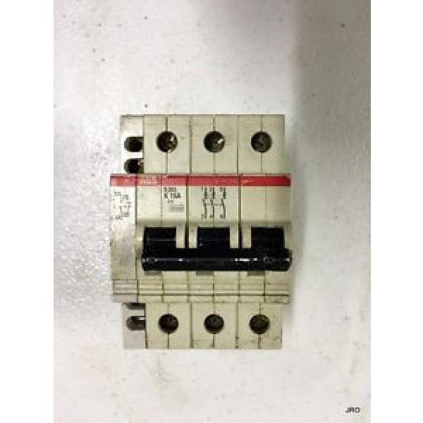 ABB S283-K16A Circuit Breaker 3Pole 16Amp 277/480VAC W/S2-H AUX CONTACT #1 image